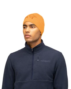 /29 light merinoUll logo Beanie