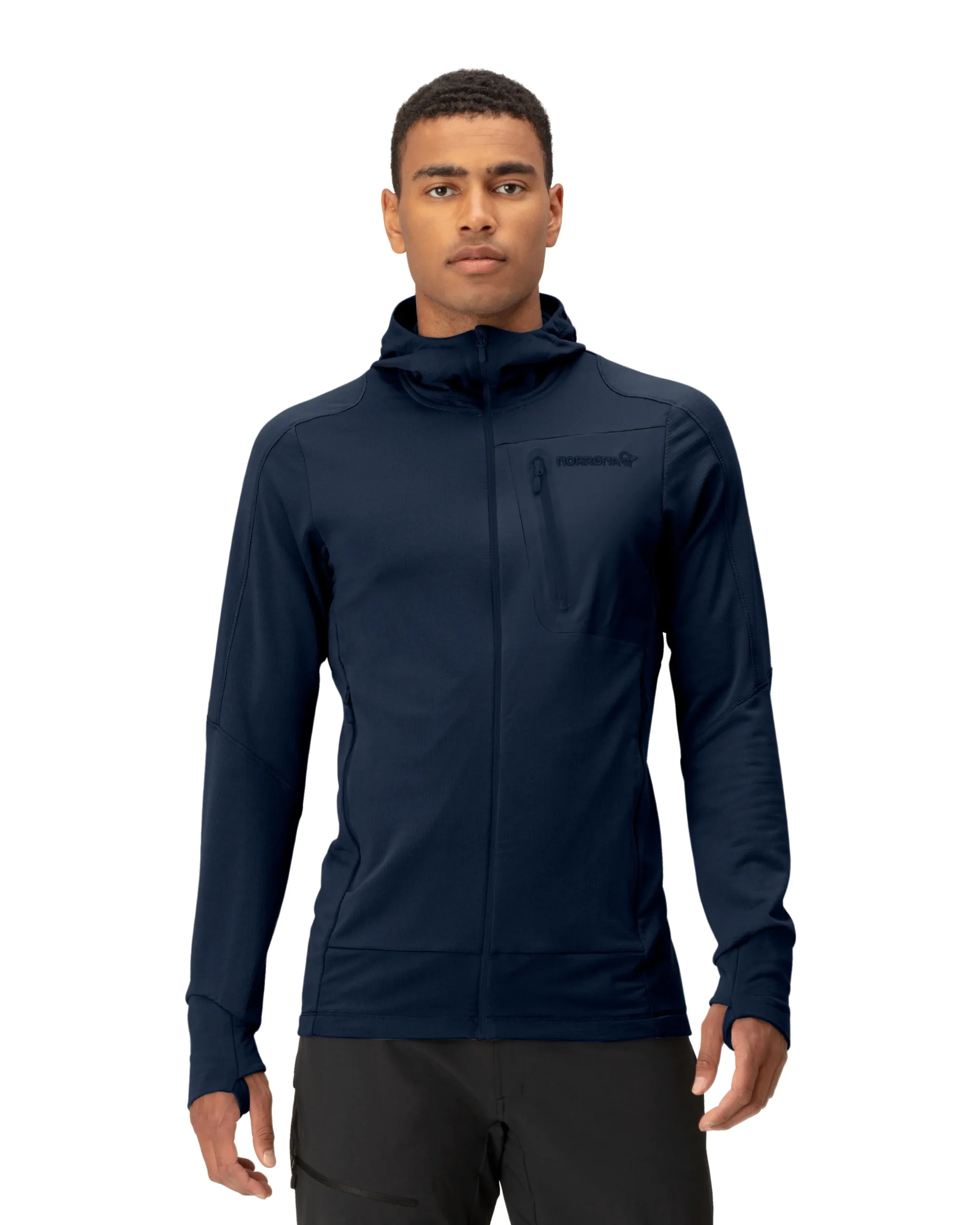 falketind Power Grid Zip Hood M's