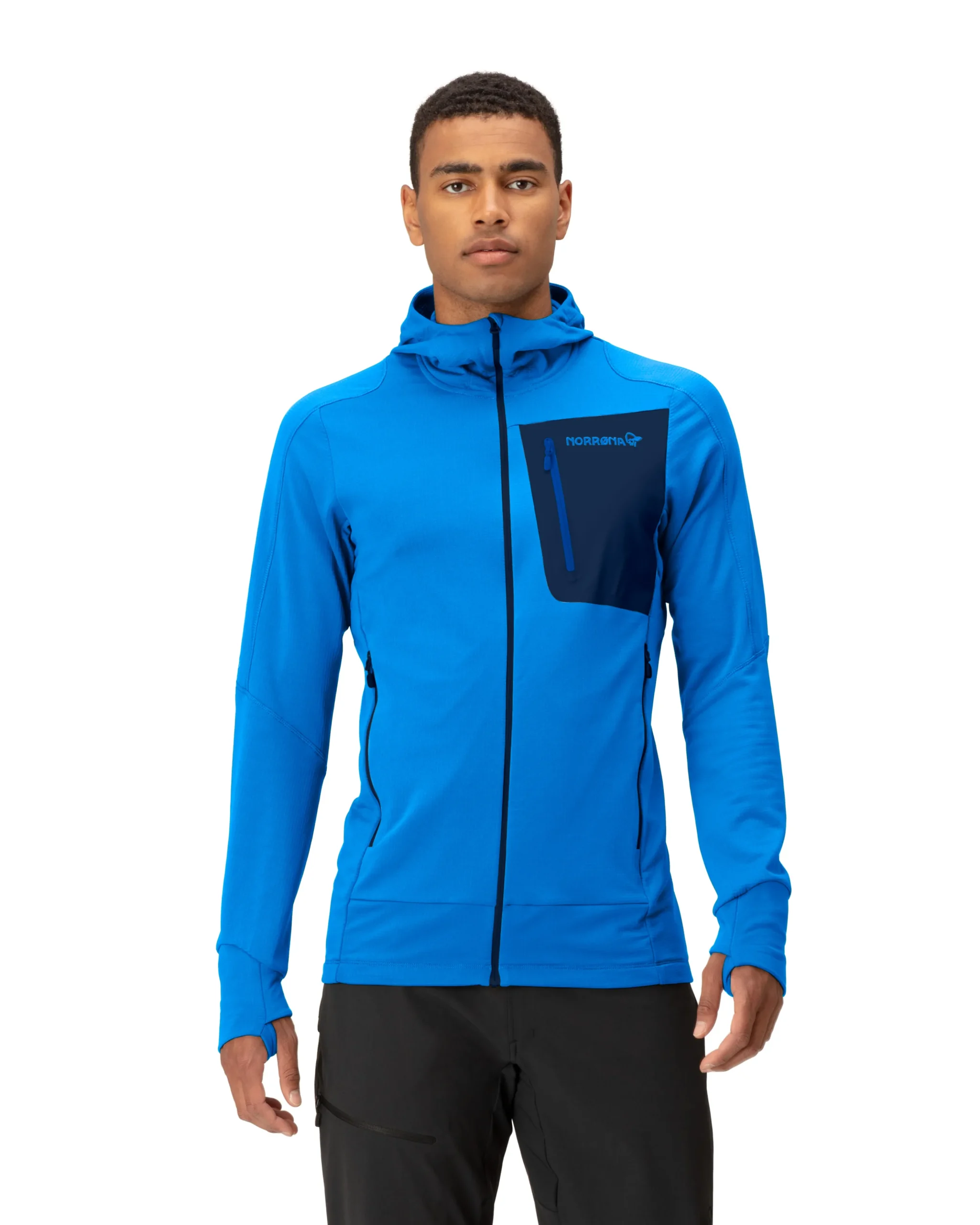 falketind Power Grid Zip Hood M's